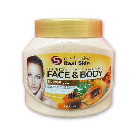 REAL SKIN SCRUB FOR FACE & BODY PAPAYA - MTT2039 Glagil