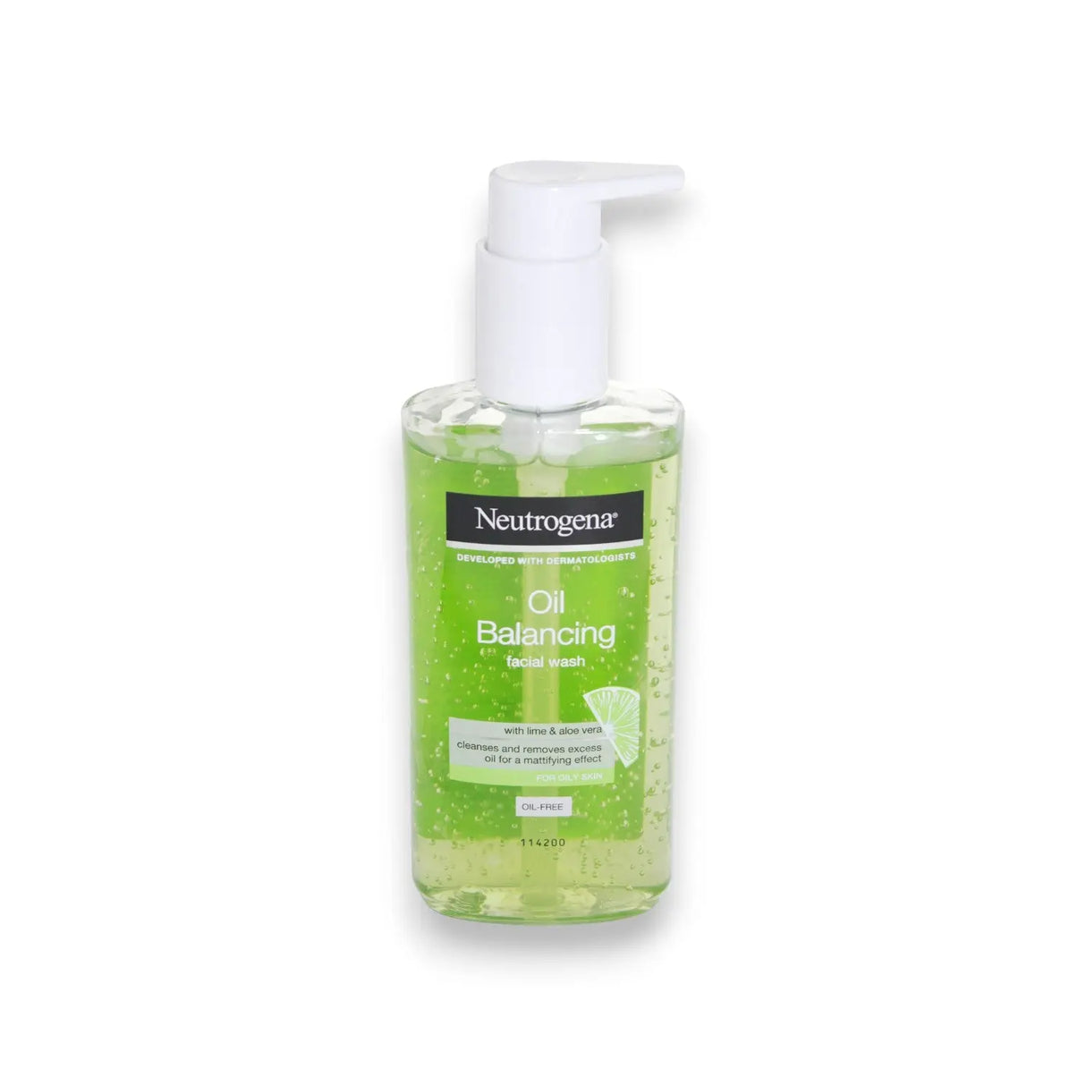 neutrogena oil balancing facial wash with lime and aloe vera 200ml Glagil