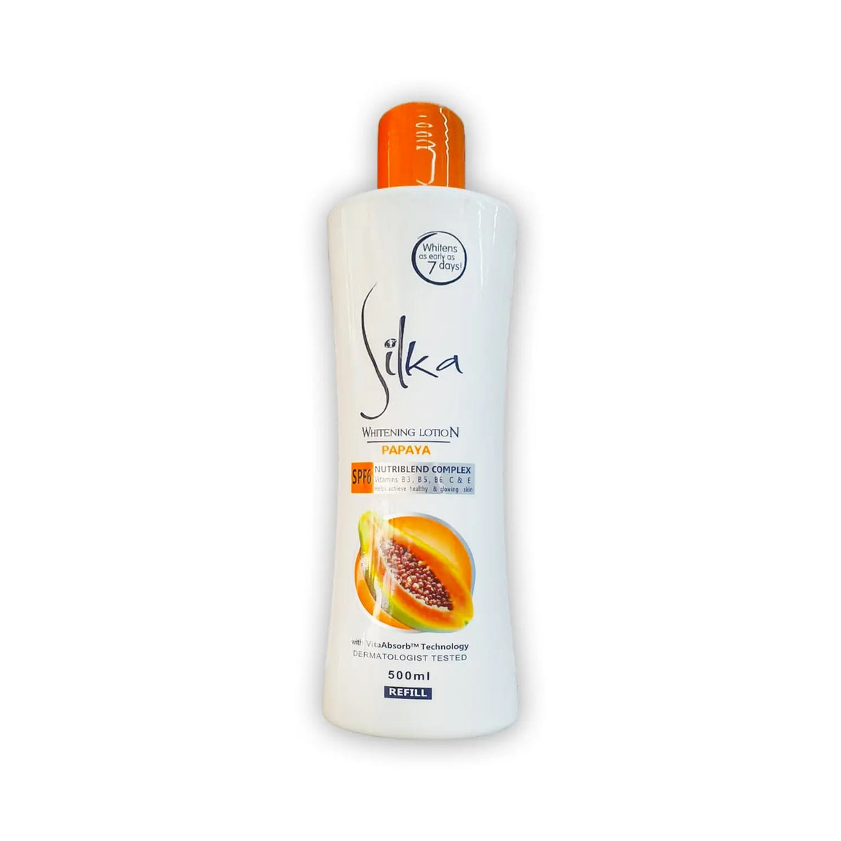 Silka Whitening Lotion with Papaya SPF 23 - 500ml Glagil