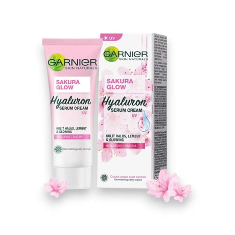 Garnier Sakura Glow Hyaluron Serum Cream 100ml Glagil