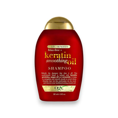 OGX KERATIN SMOOTHING SHAMPOO 385ml Glagil