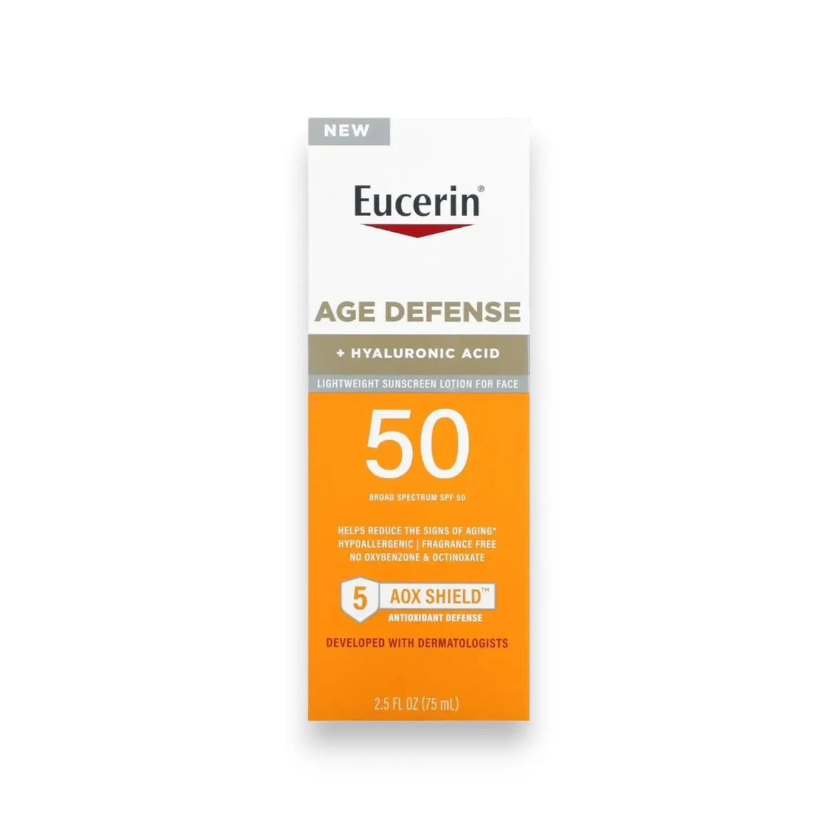 Eucerin Age Defence Hyaluronic Acid SPF50 - 75ml - Glagil