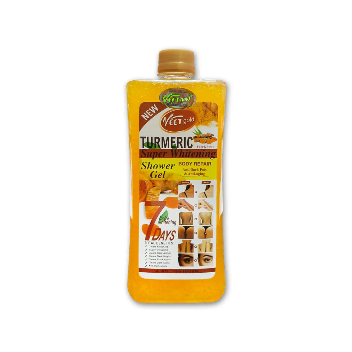 Veet Gold Turmeric Super Brightening Shower Gel Glagil