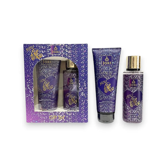 JORI YOU AND ME GIFT SET FRAGRANCE BODY LOTION AND FRAGRANCE MIST 250ml Glagil