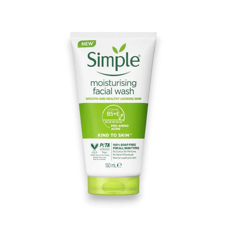 Simple Moisturising Facial Wash Smooth and Healthy-Looking Skin Glagil