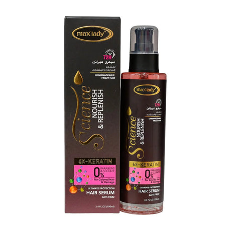 Max Lady Science Nourish & Replenish Hair Serum Glagil