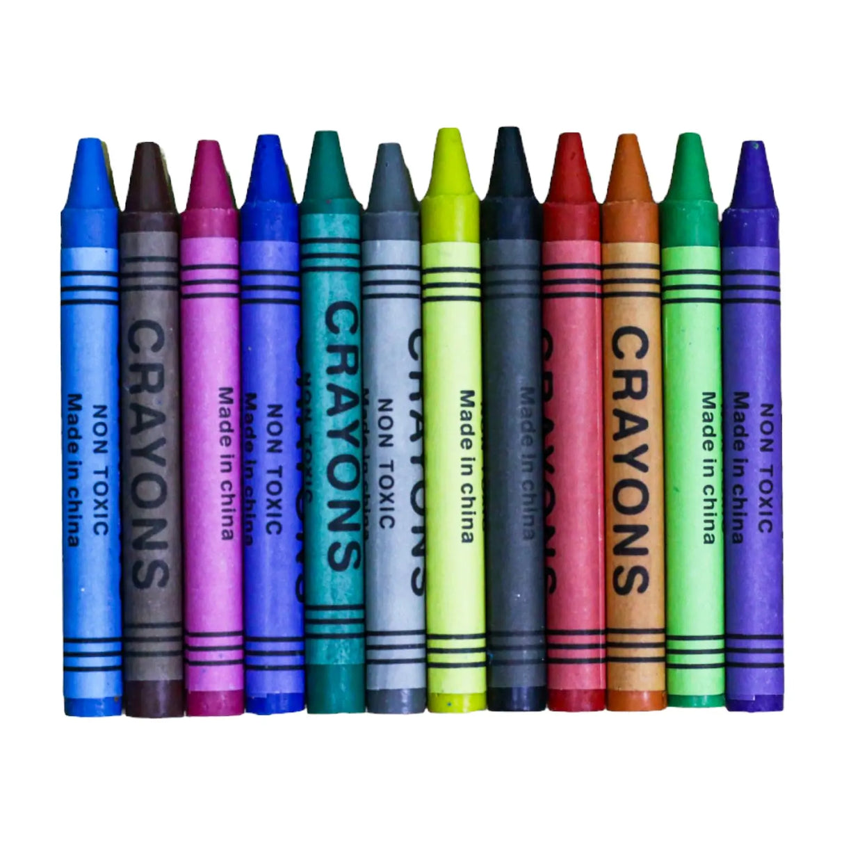 Crayon Set - 12 Vibrant Colors Glagil