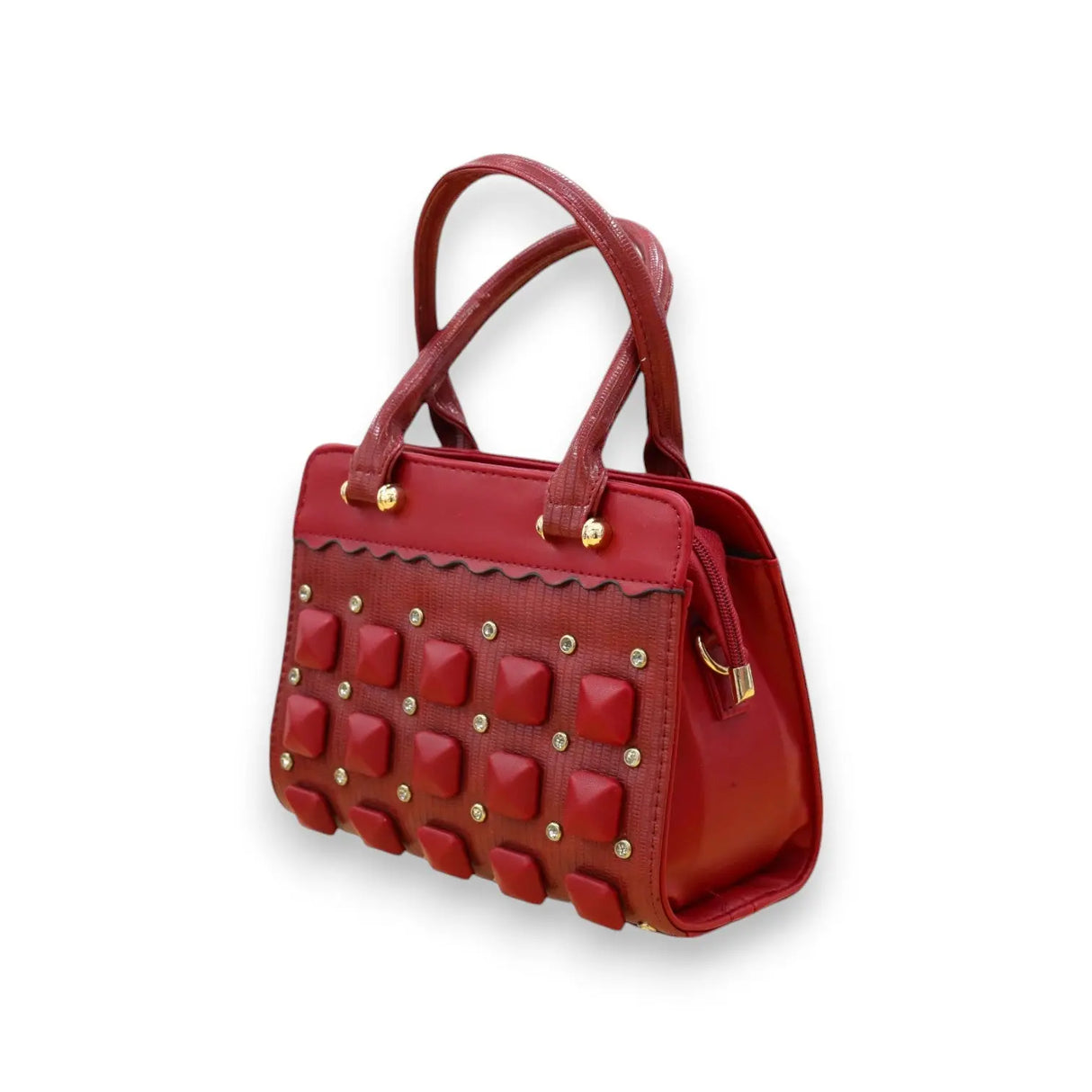 Studded Satchel Bag Glagil