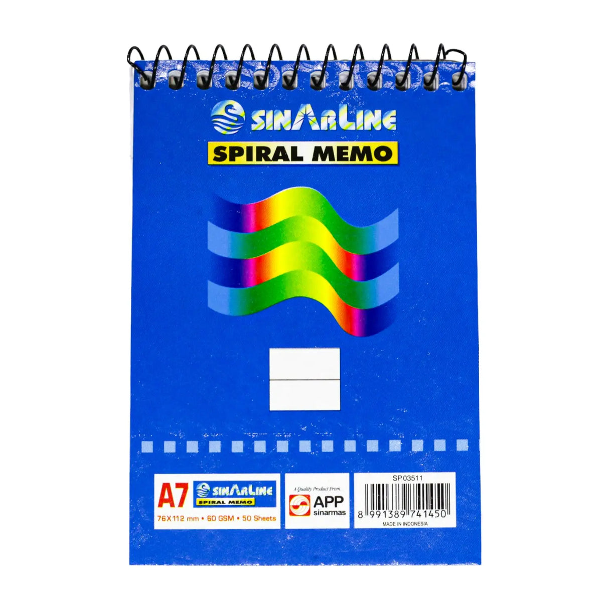 Sinarline A7 Spiral Memo Notebook Glagil