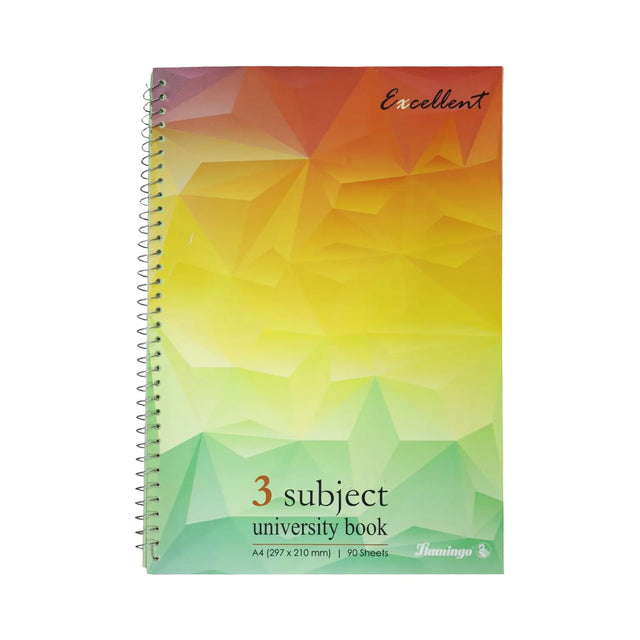 3 Subject University Notebook Glagil