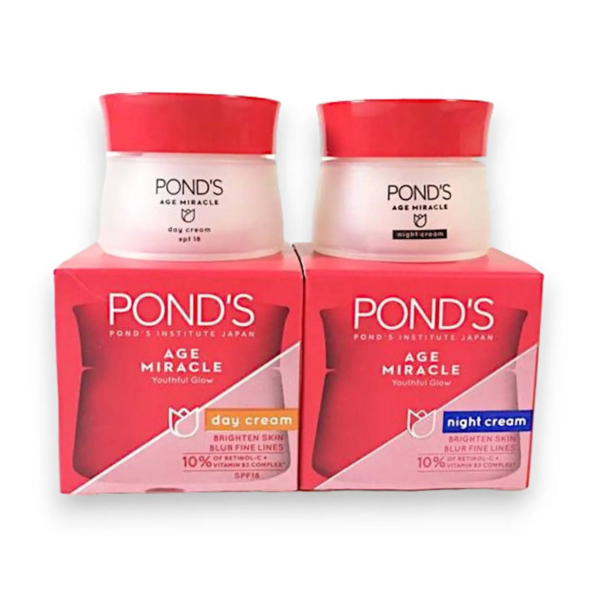 Pond's Age Miracle Day and Night cream Set Glagil