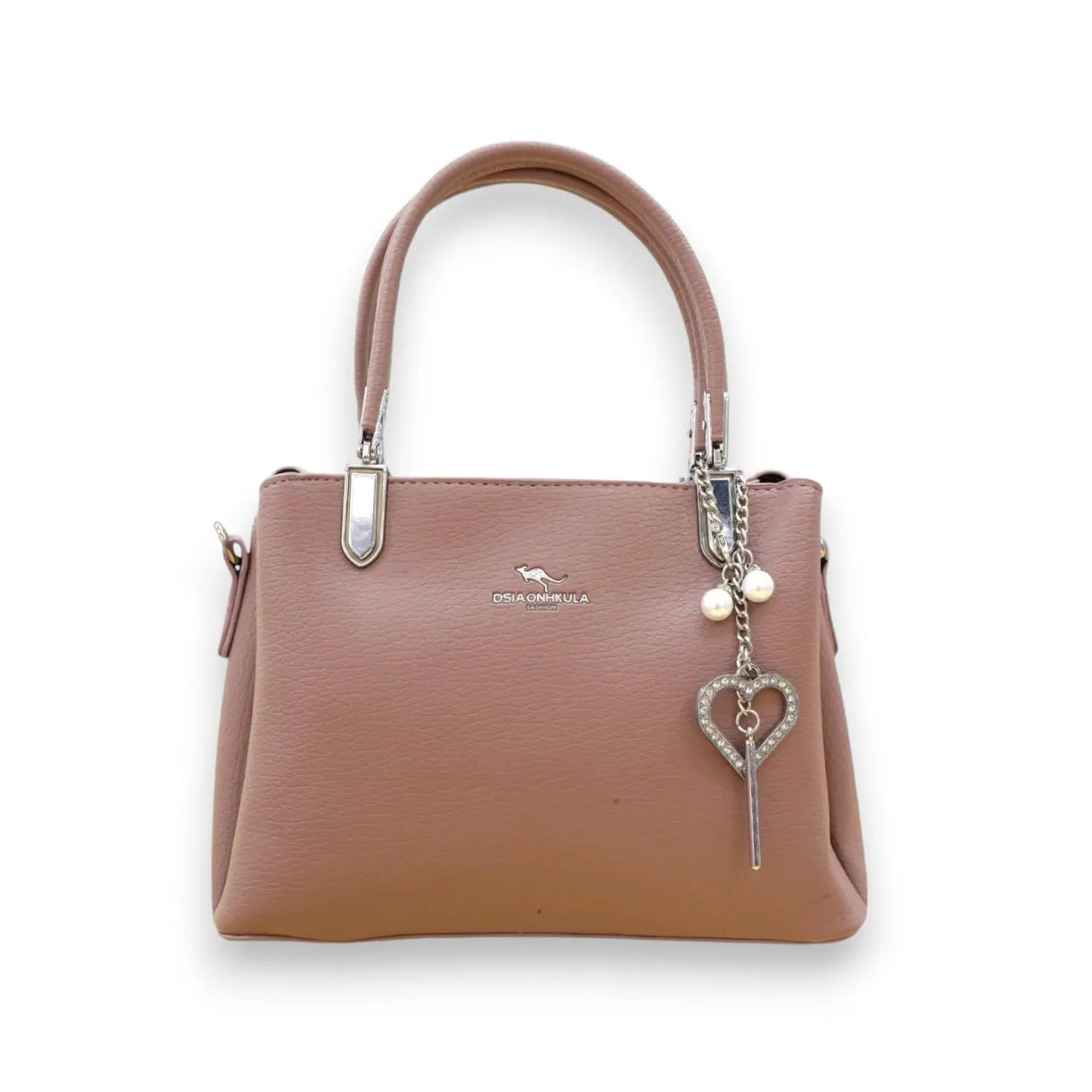 SATCHEL SHOULDER BAG HEART CHARM - AB4216 Glagil