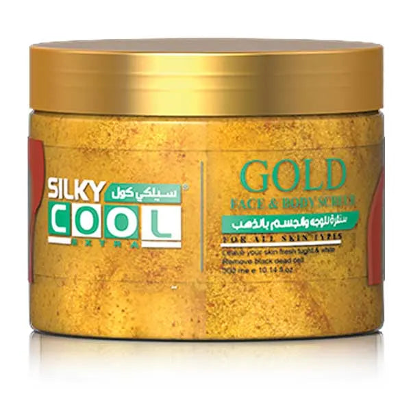 Silky Cool Gold Face & Body Scrub Extra Glagil