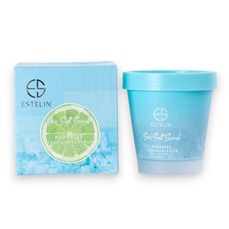 Estelin Sea Salt Face Body Scrub 280g Glagil