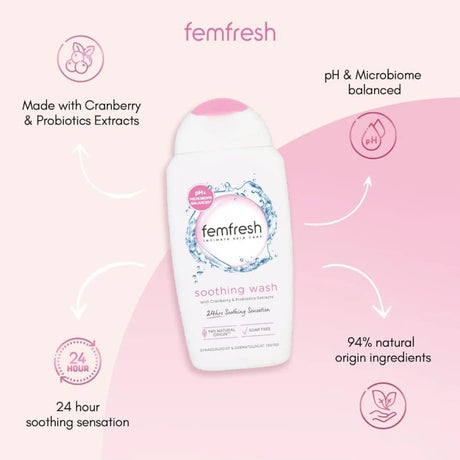 Femfresh Soothing Wash 250ml - Glagil