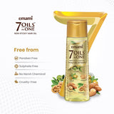 Emami 7 Oils In One Non-Sticky Hair Oil, 100ml Glagil