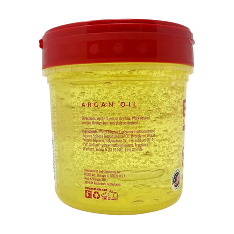 Eco Style Professional Styling Gel with Argan Oil, 473ml Glagil