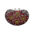 EMBELLISHED HEART-SHAPED CLUTCH BAG - AT4676 Glagil