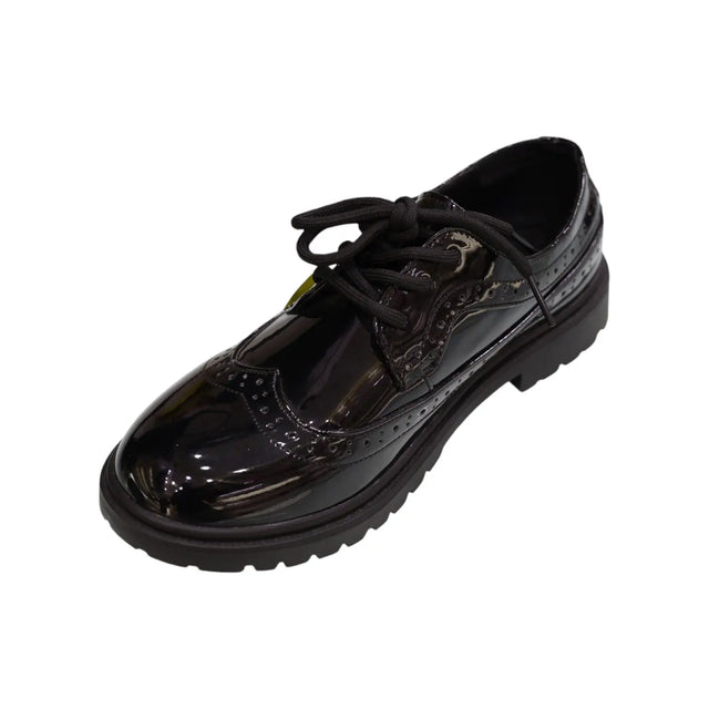 PATENT LEATHER BROGUE SHOES - CA4691 Glagil