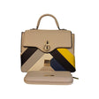 Vivq Color Block Chevron Flap with Wallet Set Handle Bag Glagil