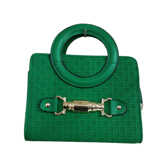 Textured Satchel Handle Bag -QA4169 Glagil