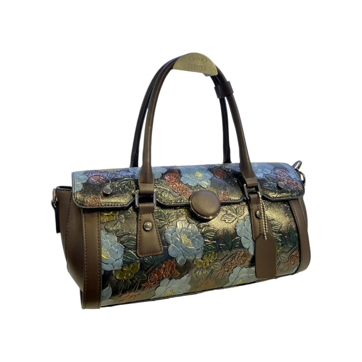 VERNIKA FLORAL LEATHER TOTE BAG - STL5807 Glagil