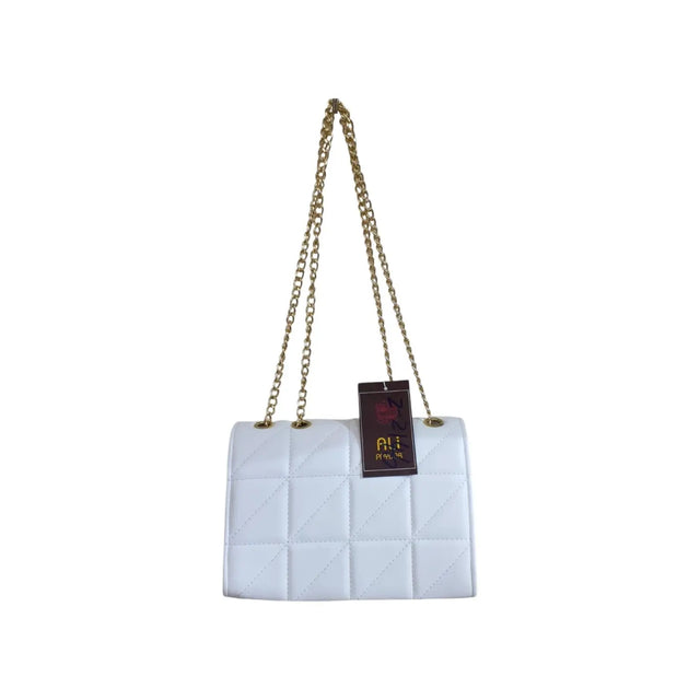 Quilted Shoulder Bag with Gold Chain - QA4174 Glagil