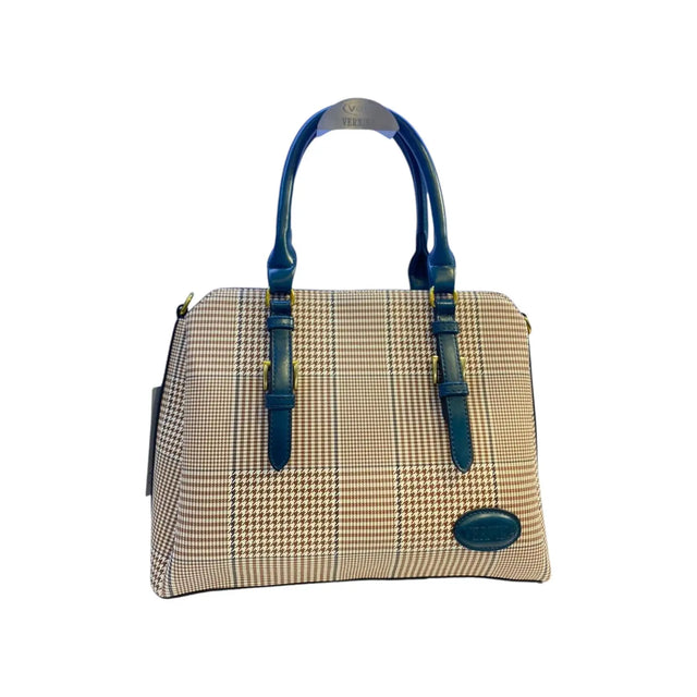 Vernika Checkered Tote Bag - STL5806 Glagil