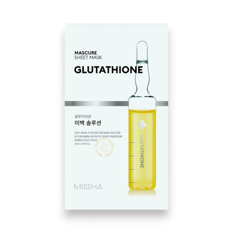 Missha Mascure Glutathione Sheet Mask 28ml Glagil