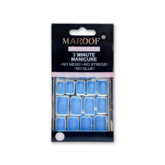 Maroof Express Manicure Square Nails 24pcs Glagil