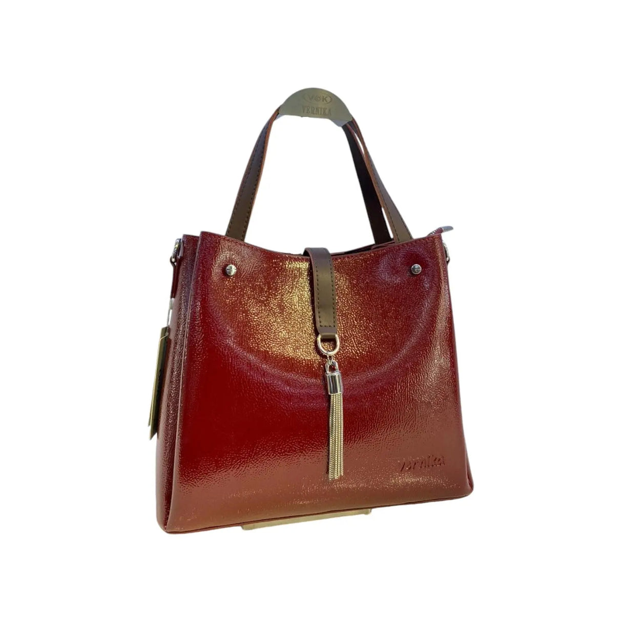 VERNIKA GLOSSY TOTE BAG - STL5793 Glagil