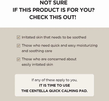 Skin1004 Madagascar Centella Quick Calming Pad 130ml Glagil