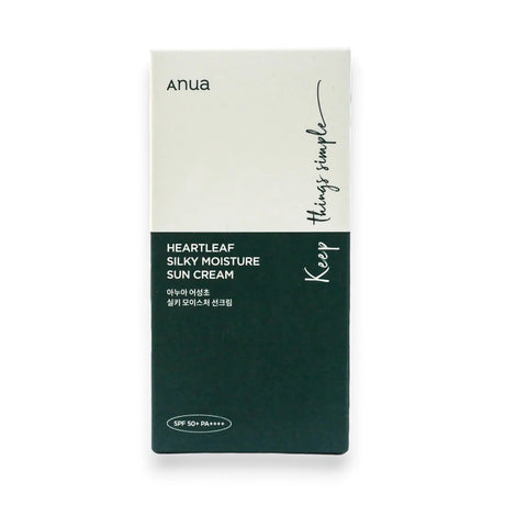 Anua Heartleaf Silky Moisture Sun Cream Spf50 50ml Glagil