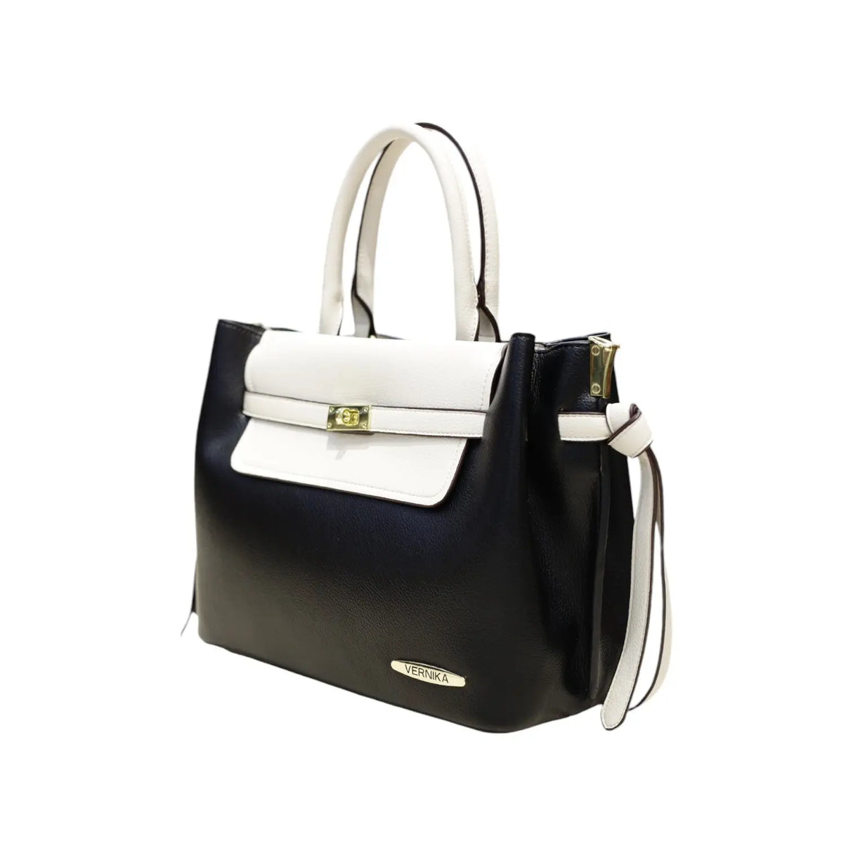 VERNIKA TWO-TONE KNOTTED TOTE BAG - STL4640 Glagil