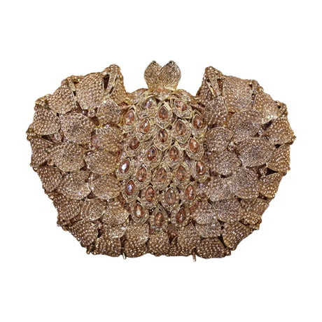 Crystal Embellished Clutch Bag Glagil