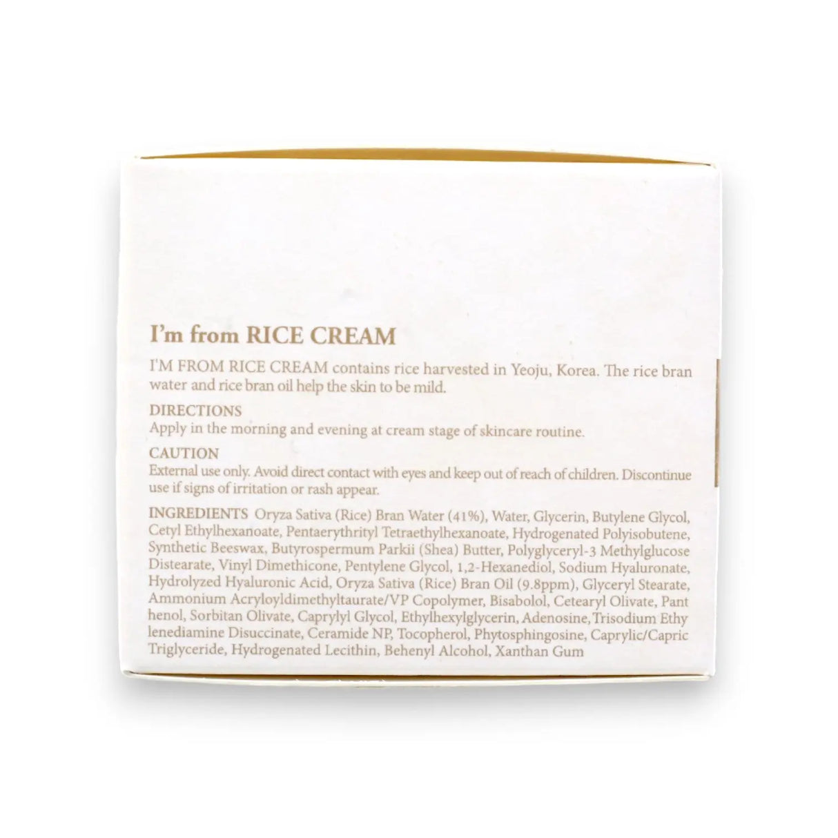 I'm From Rice Cream 50g - MGT6251 Glagil