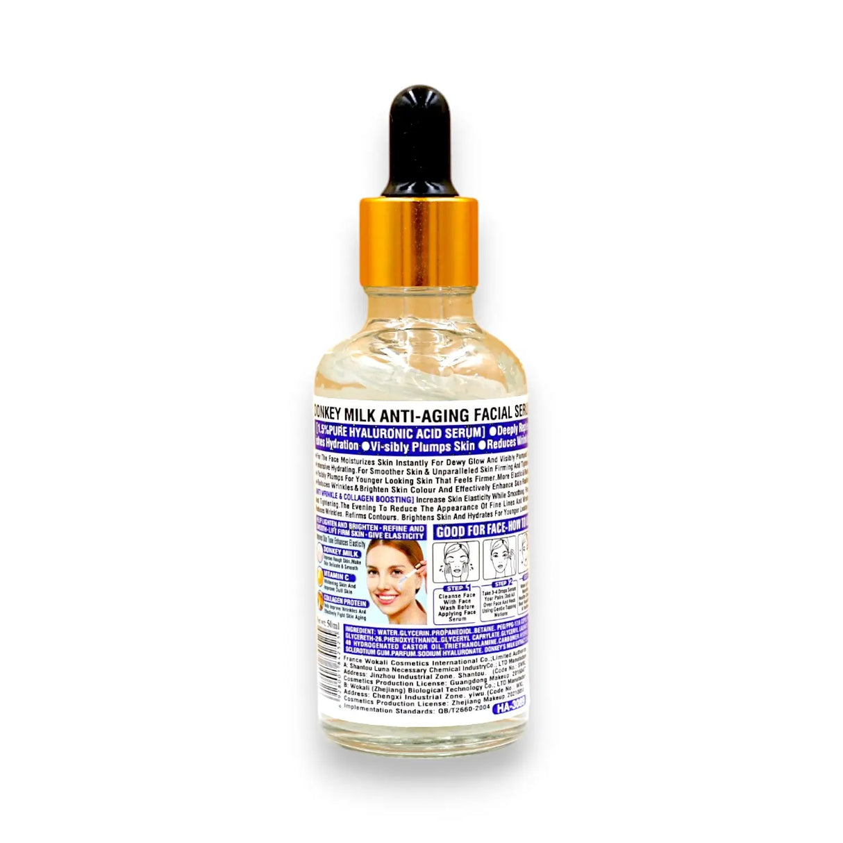 Donkey Milk Facial Serum 50ml Glagil