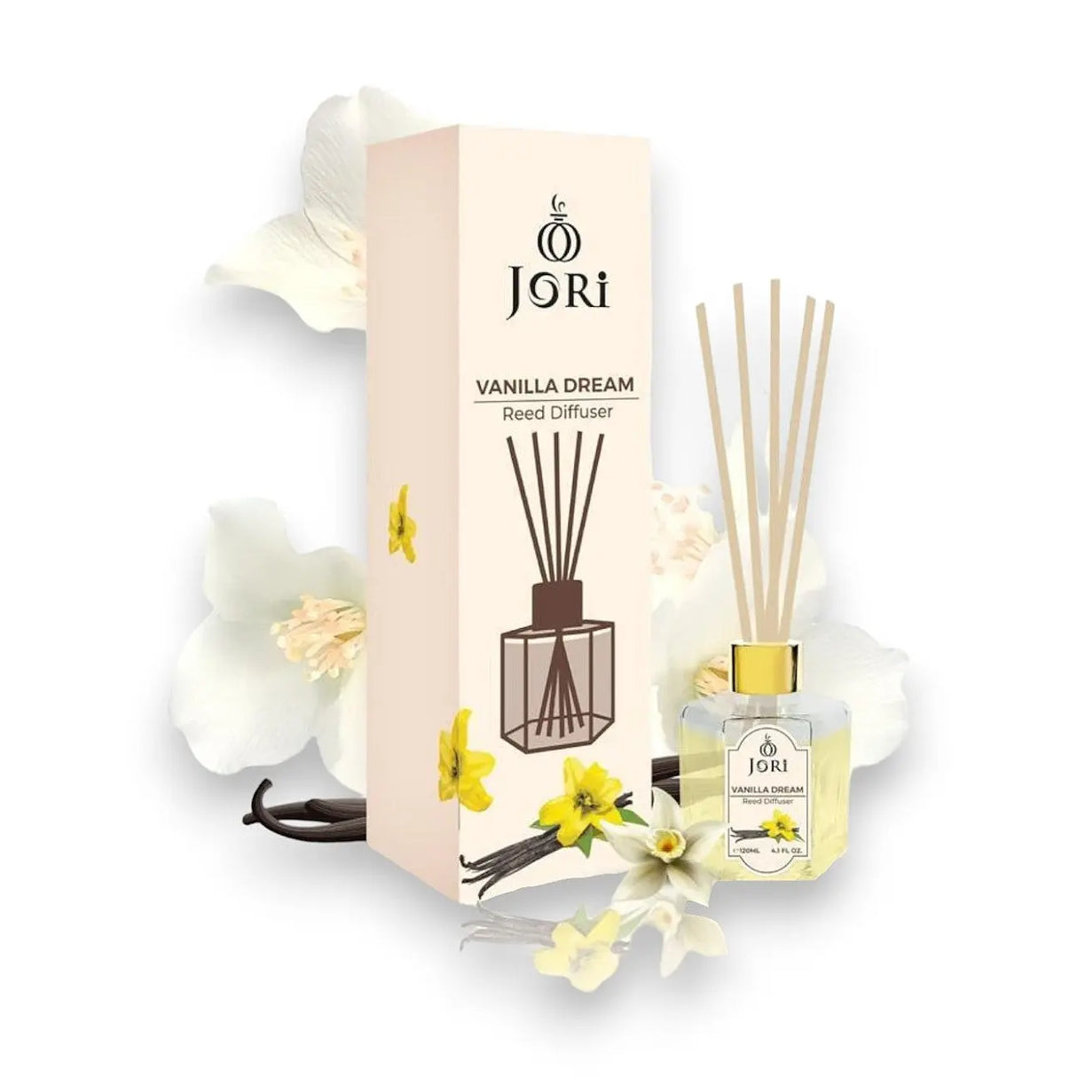 Jori Vanilla Dream Reed Diffuser 120ml Glagil