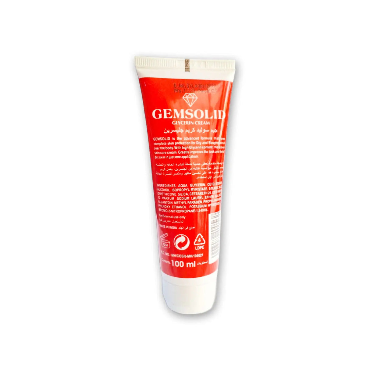 Gemsolid Glycerin Cream 100ml Glagil