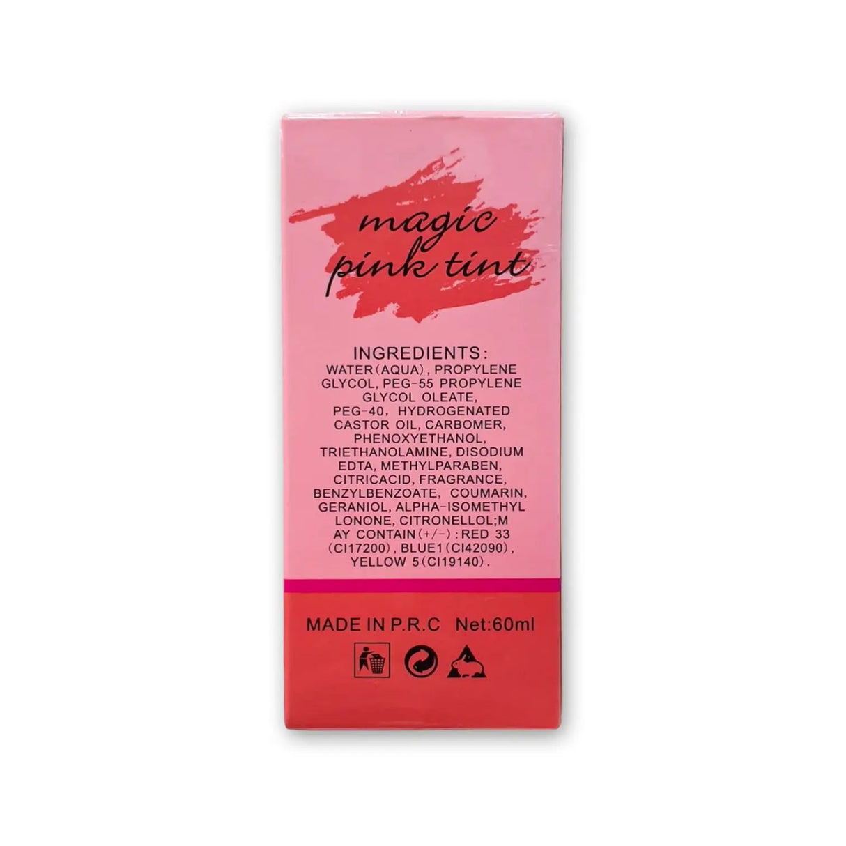 2 in 1 Beauty City Magic Pink Tint 60ml Glagil