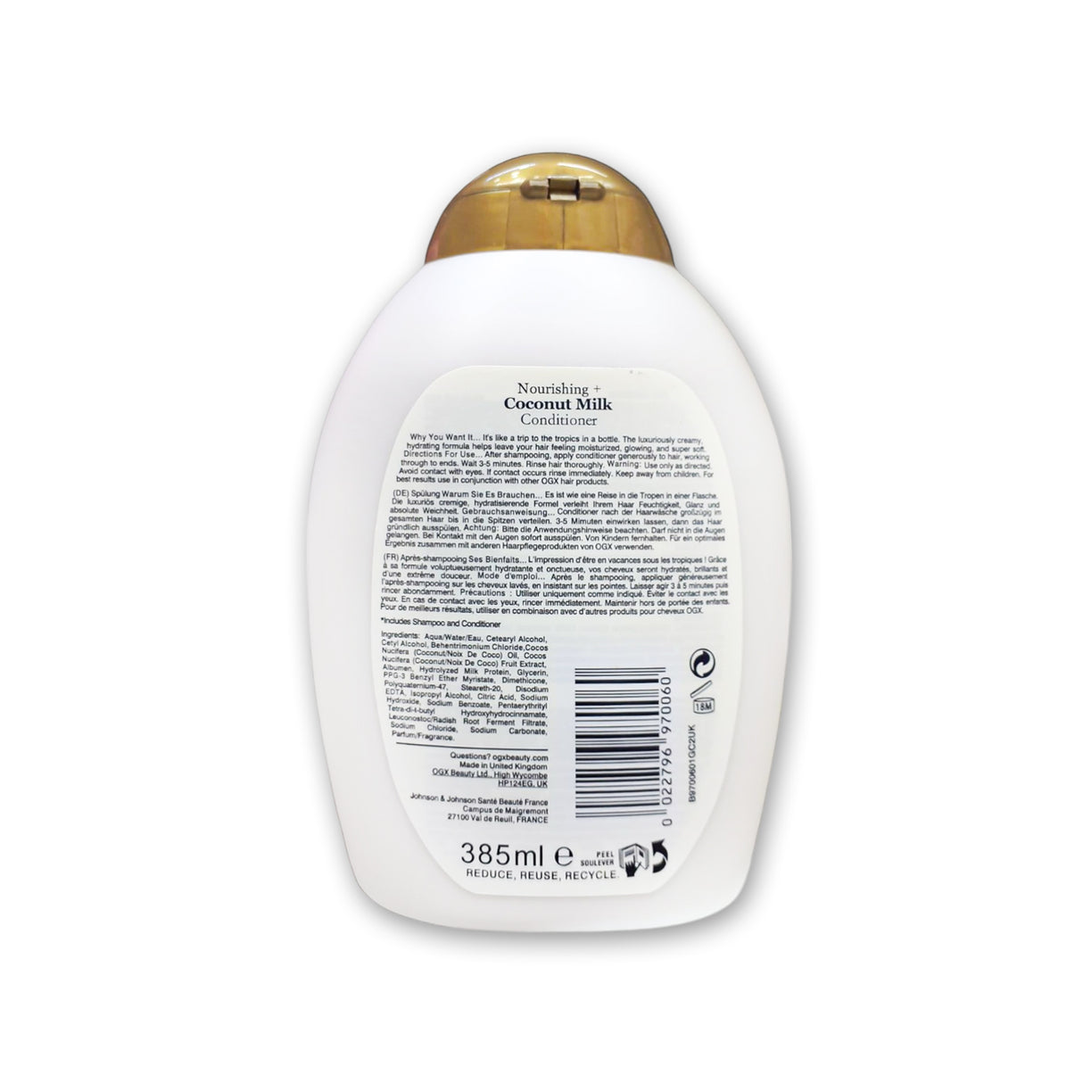 Ogx Coconut Milk Conditioner 385ml - Glagil