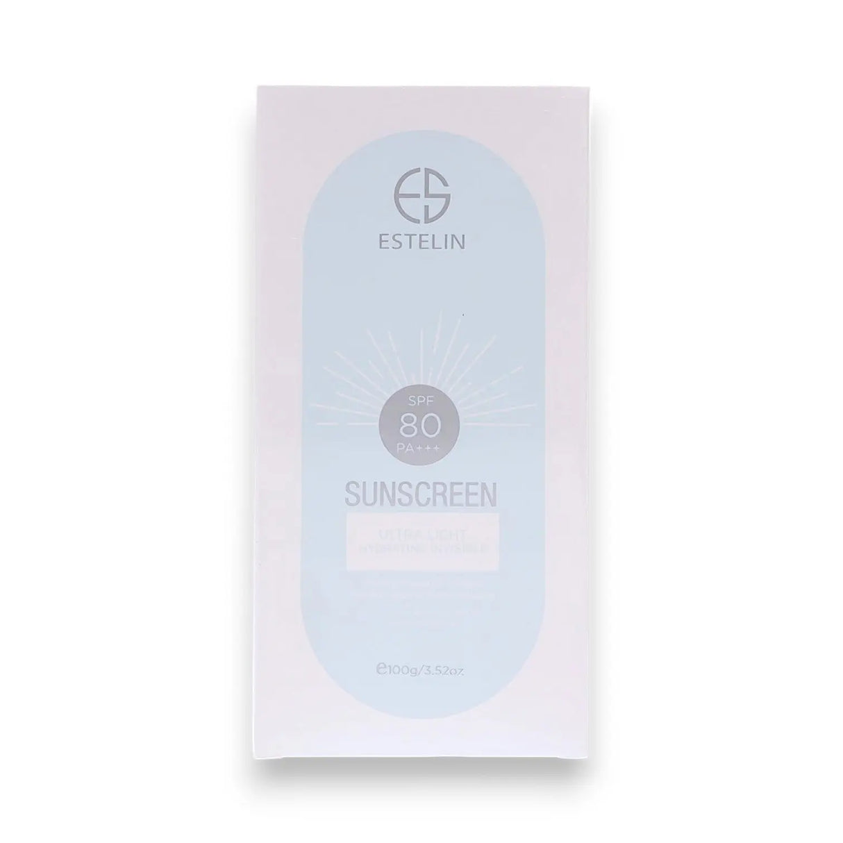 Estelin Sunscreen Spf 80 Ultra Light Hydrating 100g Glagil