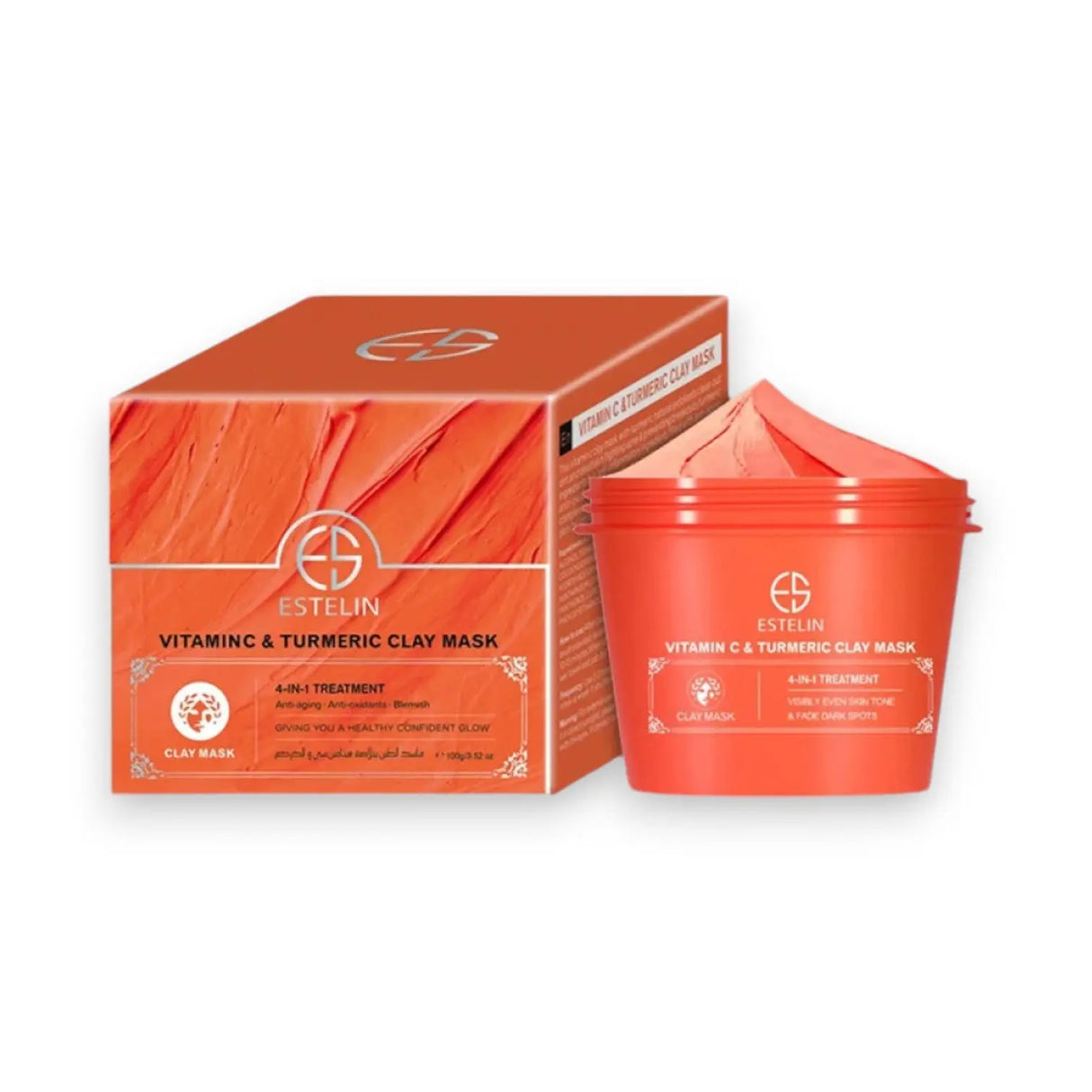 Estelin Vitamin C and Turmeric Clay Mask 100g Glagil