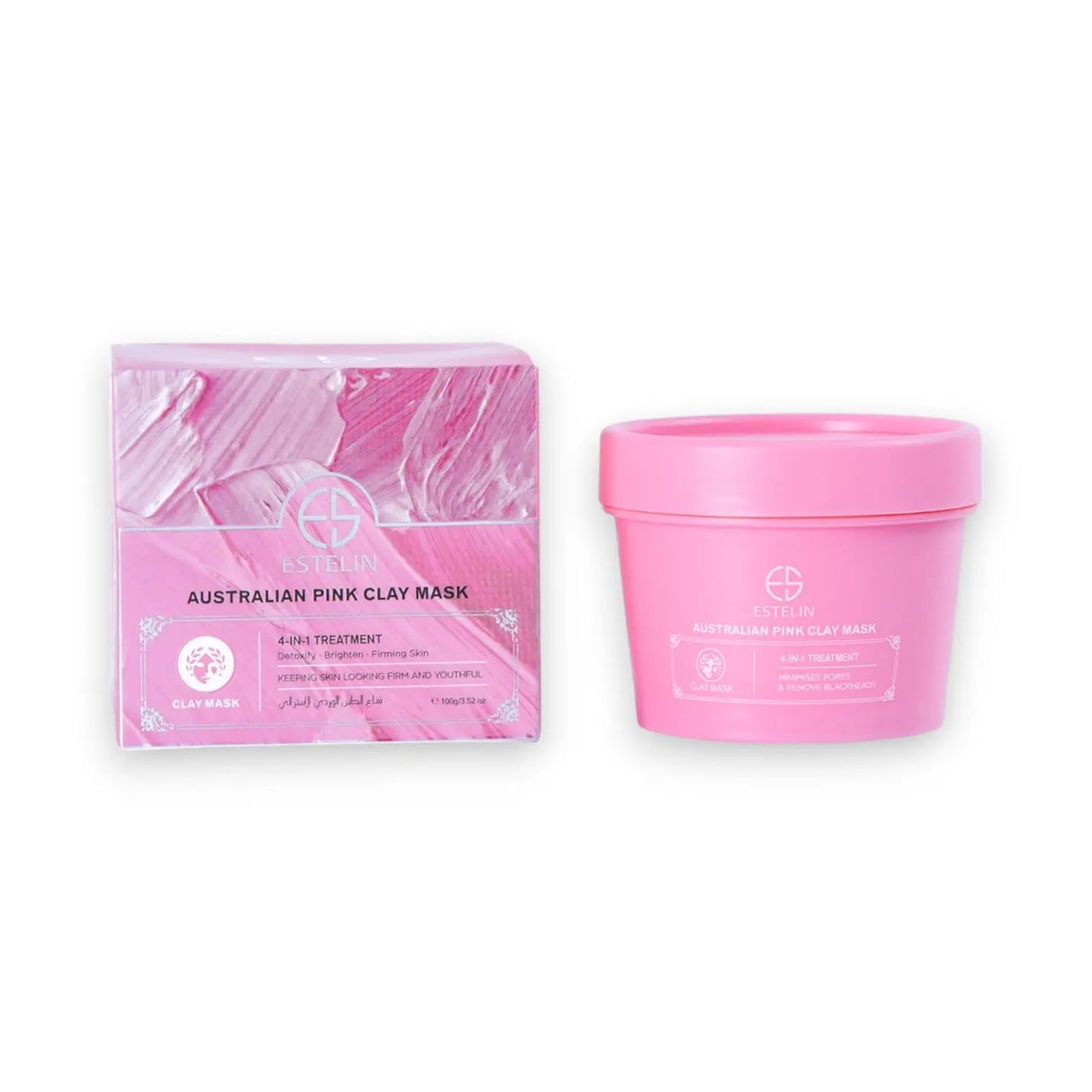 Estelin Australian Pink Clay Mask 100g Glagil