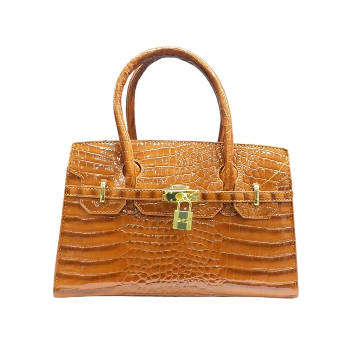 Croc Embossed Satchel Bag - QA4106 Glagil