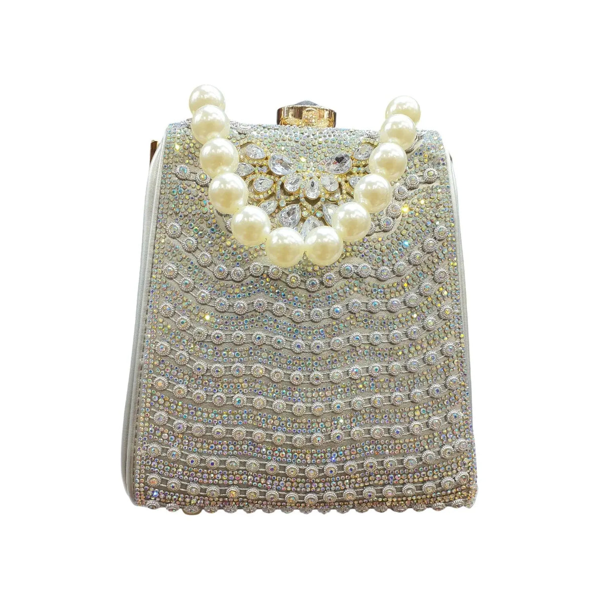 Crystal Embellished Clutch - QA4119 Glagil