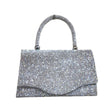 Silver Crystal Clutch Bag Glagil