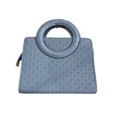 Textured Satchel Handle Bag -QA4169 Glagil