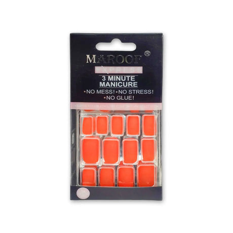 Maroof Express Manicure Square Nails 24pcs Glagil