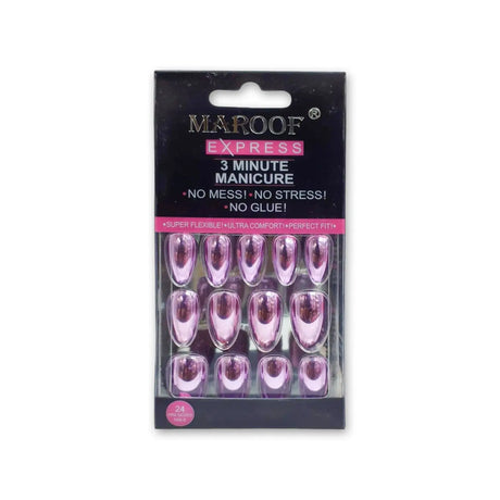 Maroof Express 3 Minute Manicure Curved Nails 24pcs Glagil